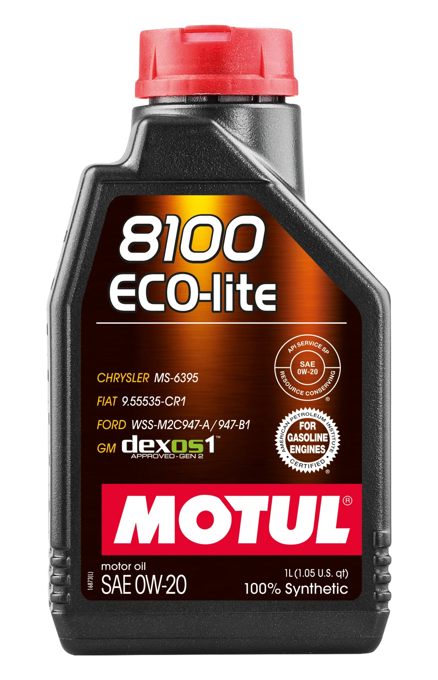 Motul 8100 Eco-Lite 0W20 Fully Synthetic Engine Oil (12 x 1L Pack) vyb8r