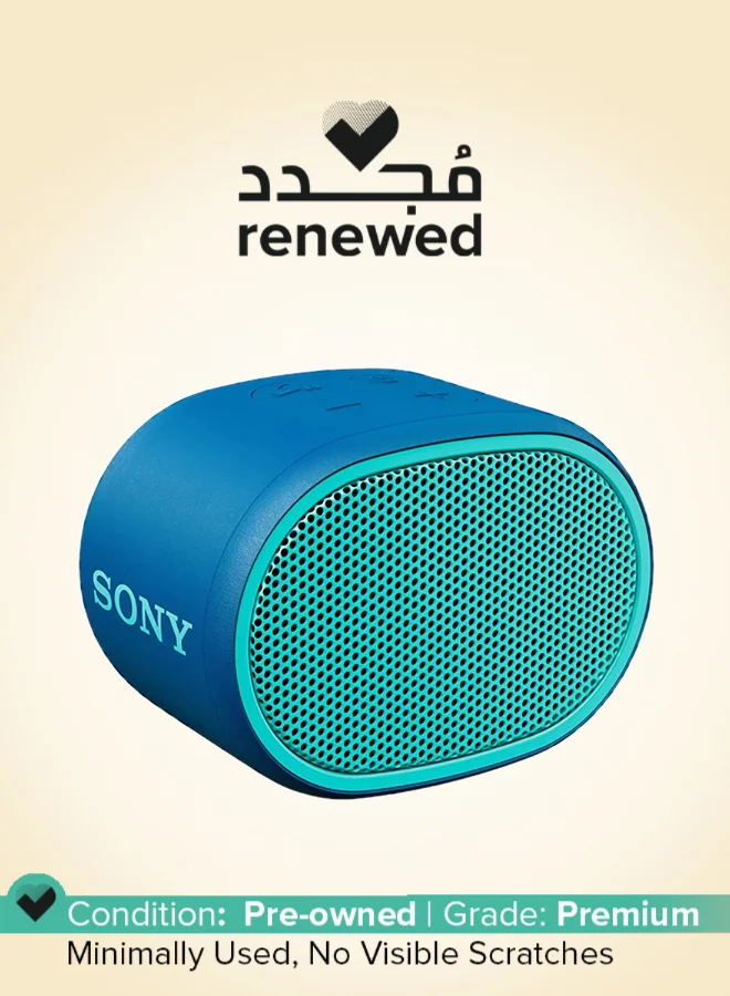 Premium Portable Bluetooth Speaker Extra Bass Wireless Audio System (Blue) hh3xc