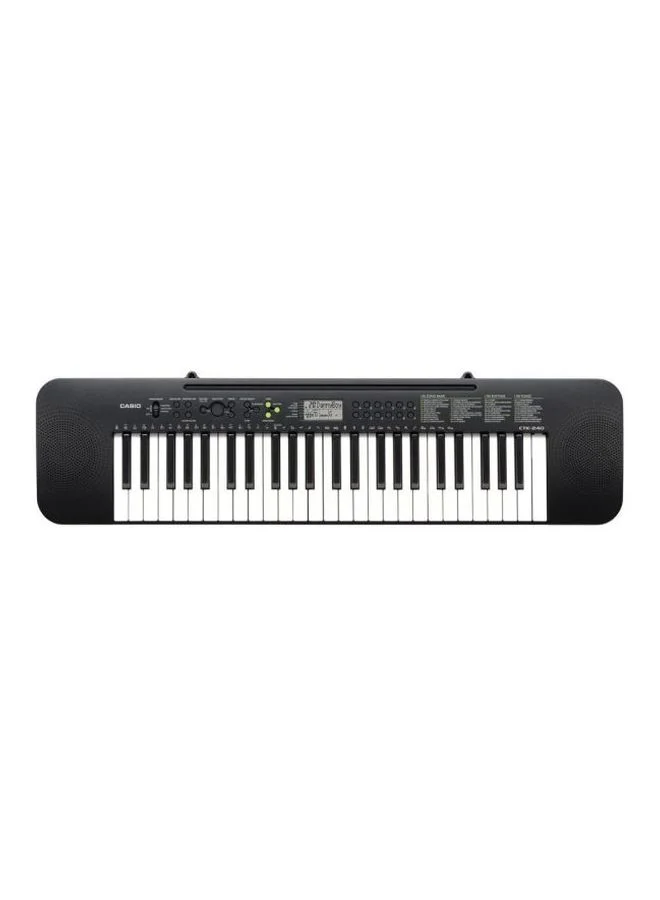 Electronic Keyboard 49 Standard Size Keys Premium Musical Instrument for Beginners and Students (Black, 49 Keys) v6kjd