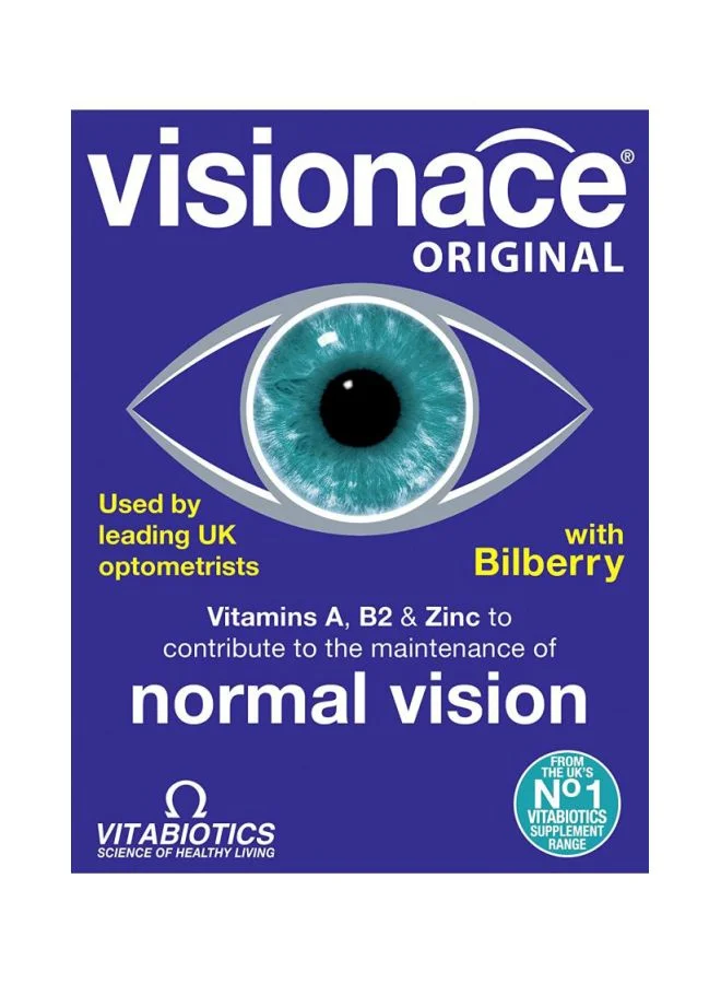 Vitabiotics Visionace Original Eye Health Support Supplement (30 Tablets) 9etop