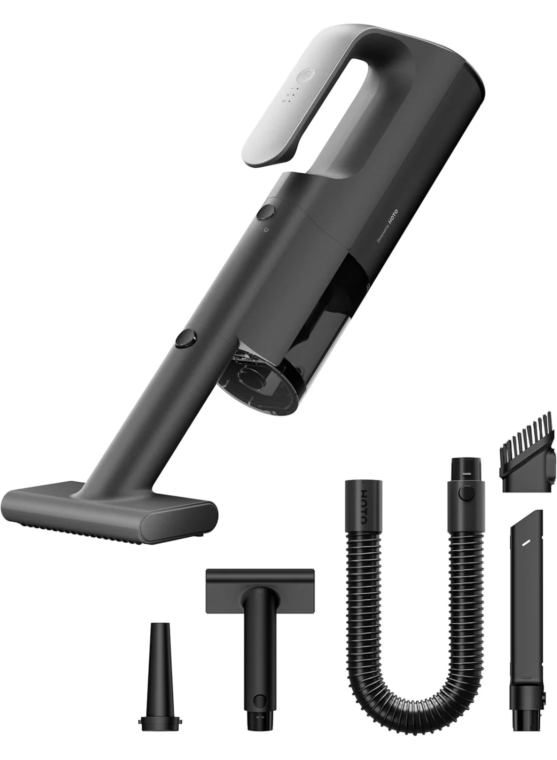 Premium Cordless Handheld Vacuum Cleaner and Electric Air Duster, 23000Pa High Suction, 3 Modes, Rechargeable Portable Car Cleaning Tool (Black) cttub