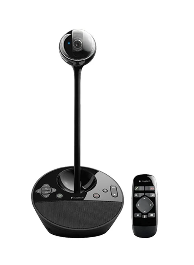 Premium All-in-One HD 1080p PTZ Conference Webcam with Speakerphone and Remote Control (Black) yk9rh