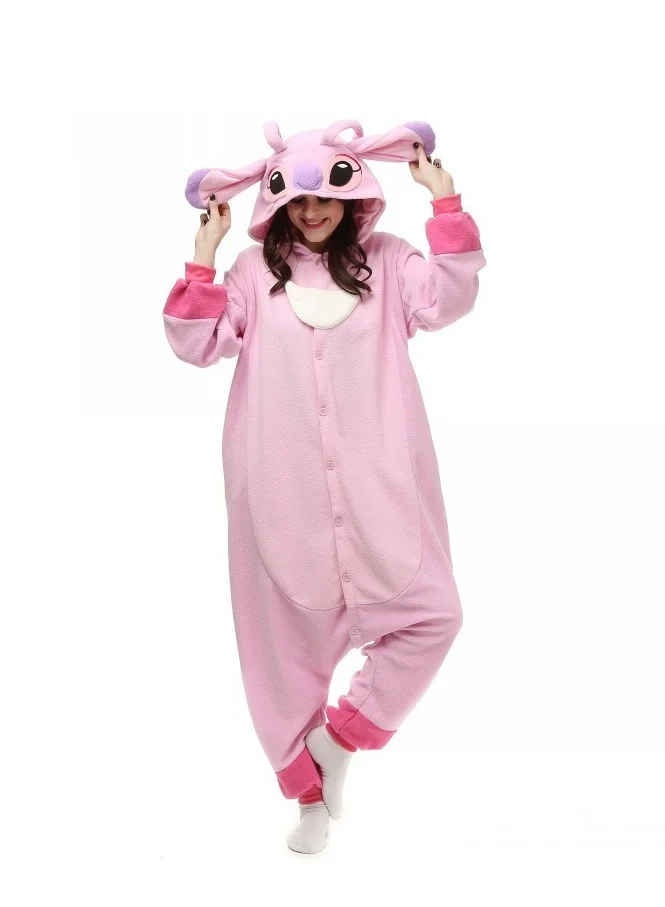 Loquat Animal Onesie Pajamas Hoodie Cosplay Costume for Adults Unisex (Blue, One Size) clyry