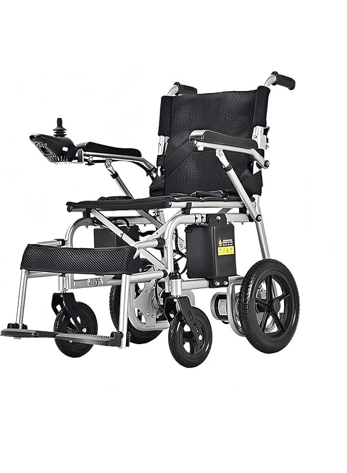Cool Baby Lightweight Foldable Electric Wheelchair (Dual 200W Motor, Portable Mobility Aid for Seniors) ei0o8