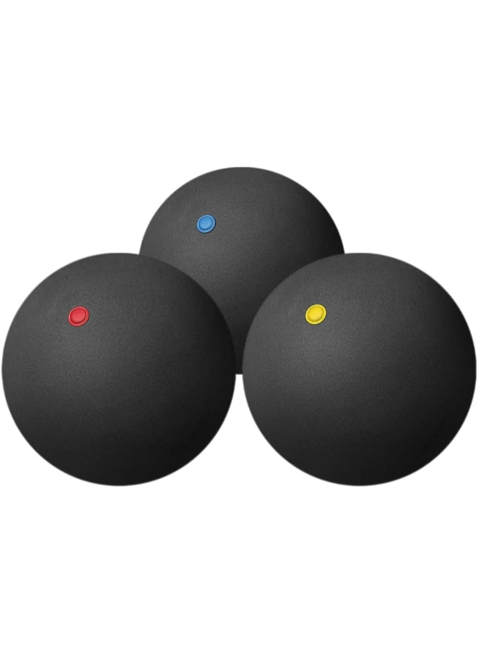 Arabest Single Dot Squash Training Balls High Bounce Rubber Balls for Indoor and Outdoor Practice (3 Pack) i64gd