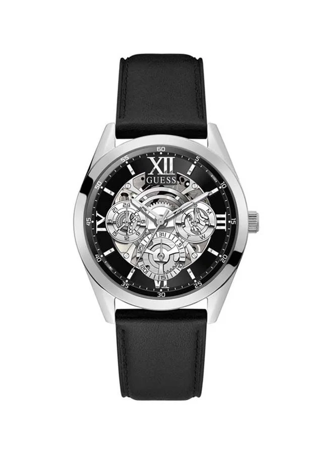 Premium Analog Leather Wrist Watch for Men (44 mm, Brown) ovcv8
