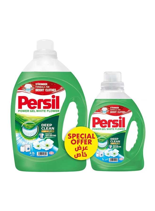 Premium Liquid Laundry Detergent White Flower Scent (Concentrated Formula, 3 L) obe3k