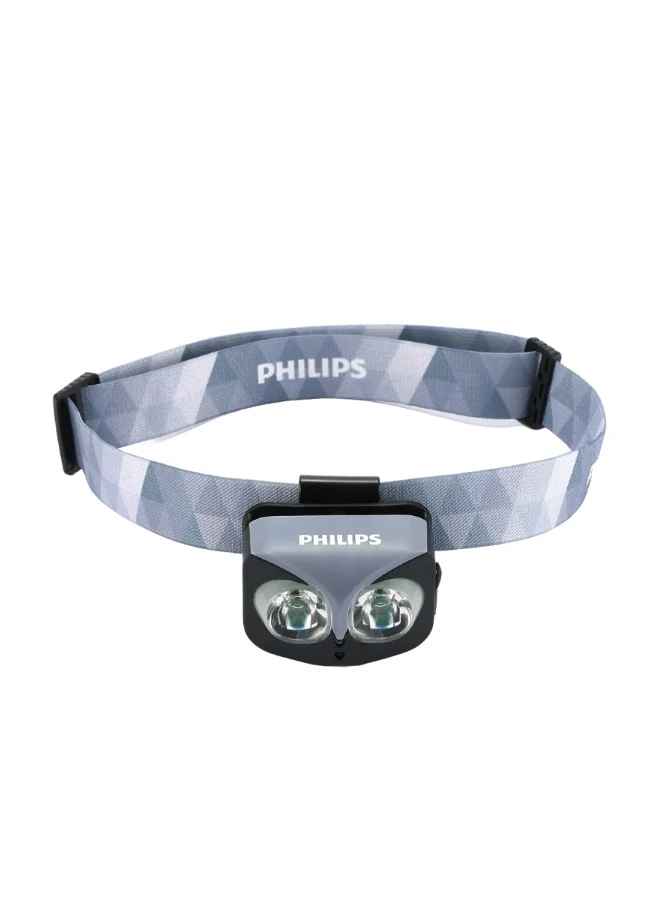 Professional Rechargeable LED Headlamp with Gesture Control (Grey, 450 Lumens) pw9gm