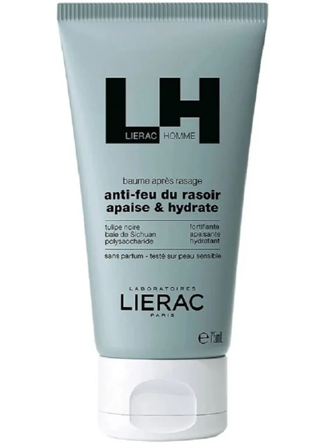 Lierac Homme Aftershave Soothing Balm Premium Facial Care For Sensitive Skin (75 mL) gnllz