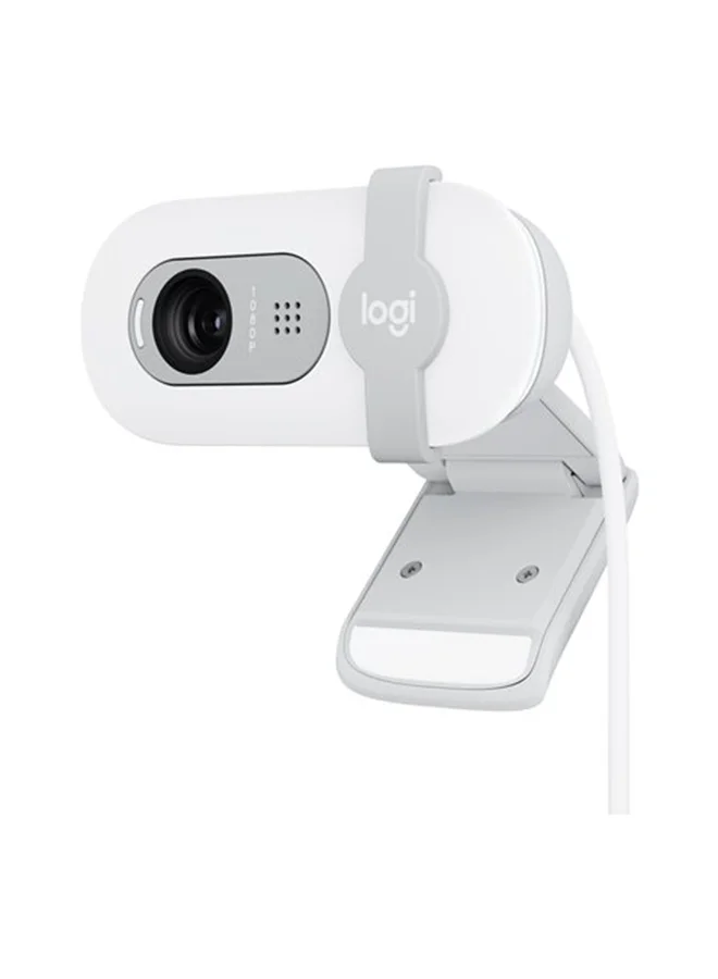 Premium Full HD USB Webcam 1080p High-Resolution Video Conferencing Camera (White) cyhst