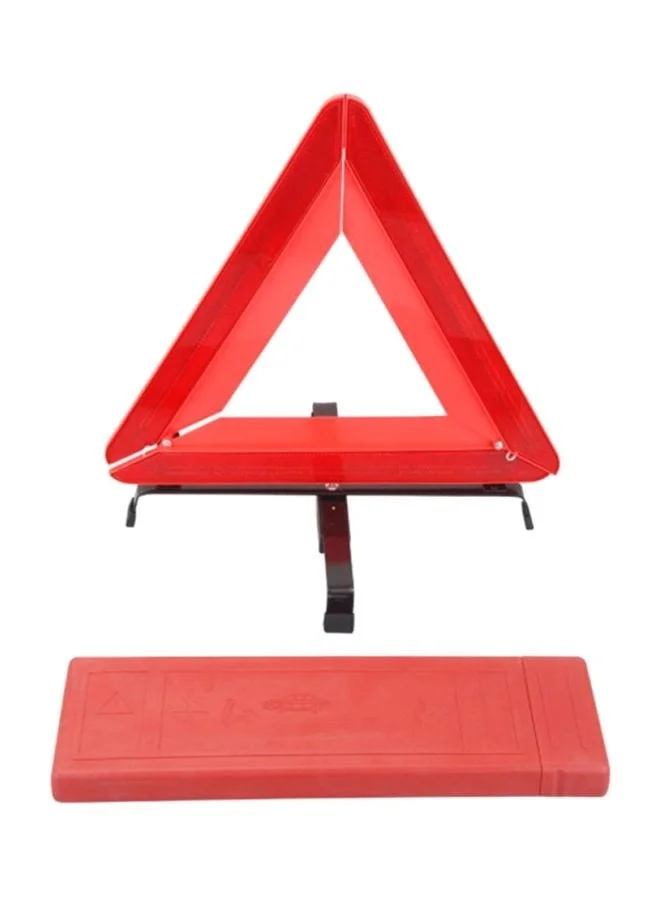 MUNTAQI Car Warning Reflective Triangle Safety Sign (High-Visibility, Foldable, 42 cm) 4uzeb