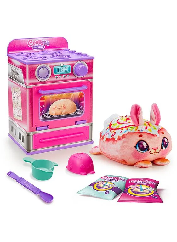 Interactive Plush Toy Oven Playset with Surprise Scented Baked Cares For (Battery Operated) 2ci8s