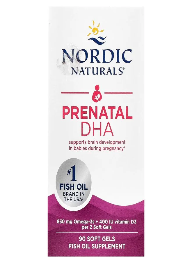 Premium Prenatal DHA Omega-3 Supplement for Maternal Health (90 Softgels) 3mj7y