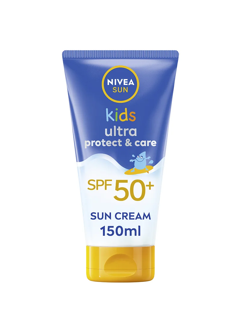 Premium Kids Sun Lotion SPF 50+ Broad Spectrum UVA and UVB Protection (150 mL) qwixb
