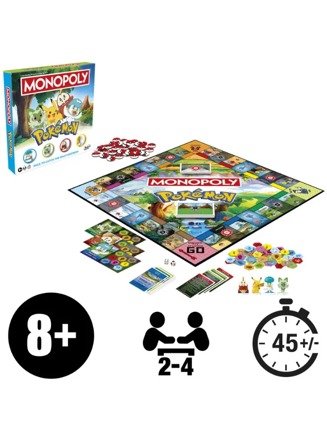 Premium Pocket Monster Themed Strategy Board Game for Kids and Adults (Family Edition, 1 Set) wgvck