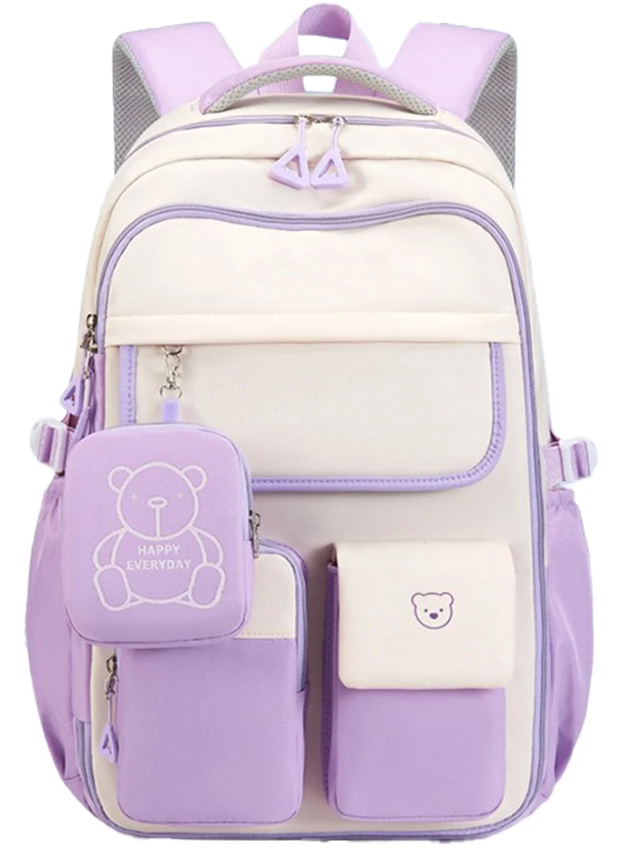 Sky View Corduroy School Backpack for Teen Girls and Women (Large Capacity, Laptop Compartment) taz69