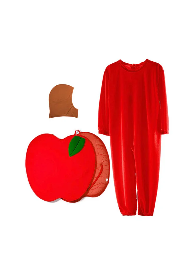 Toy Land Premium Fruit Costume Set with Hood Food Theme Fancy Dress Outfit for Kids (8-9 Years) k0xak