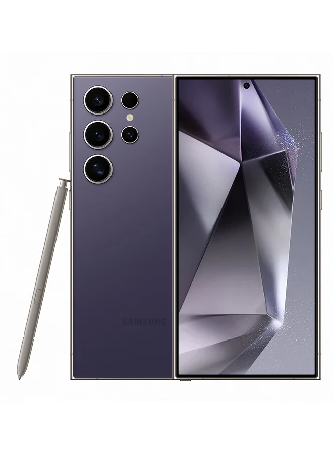 Premium Smartphone 5G Dual SIM 12GB RAM 256GB Storage (Titanium Violet, 6.8 inch) b7x4p