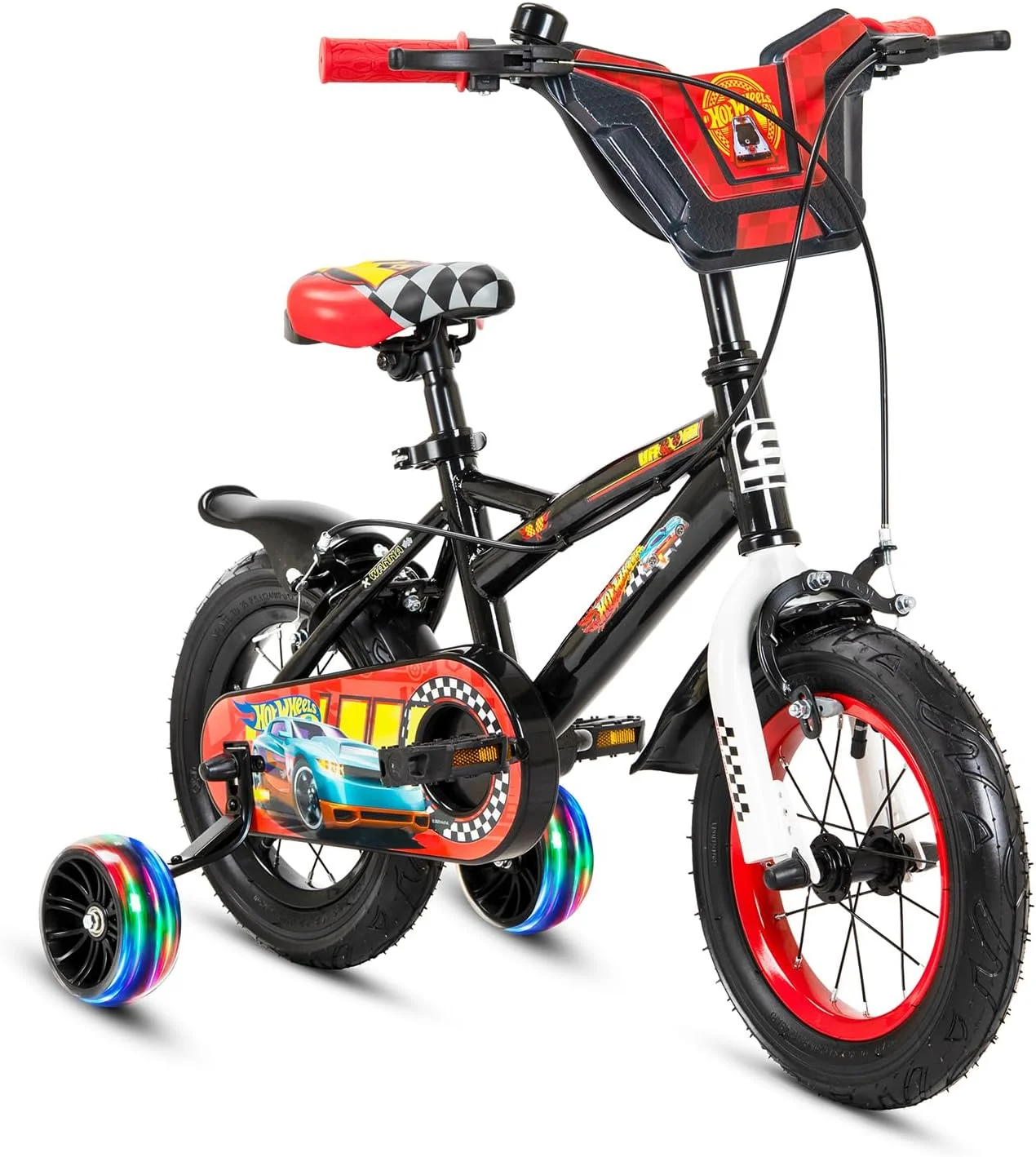Spartan Kids Bicycle 12-Inch Wheel Premium Steel Frame Bike with Training Wheels for Boys (12-Inch) dj6ta