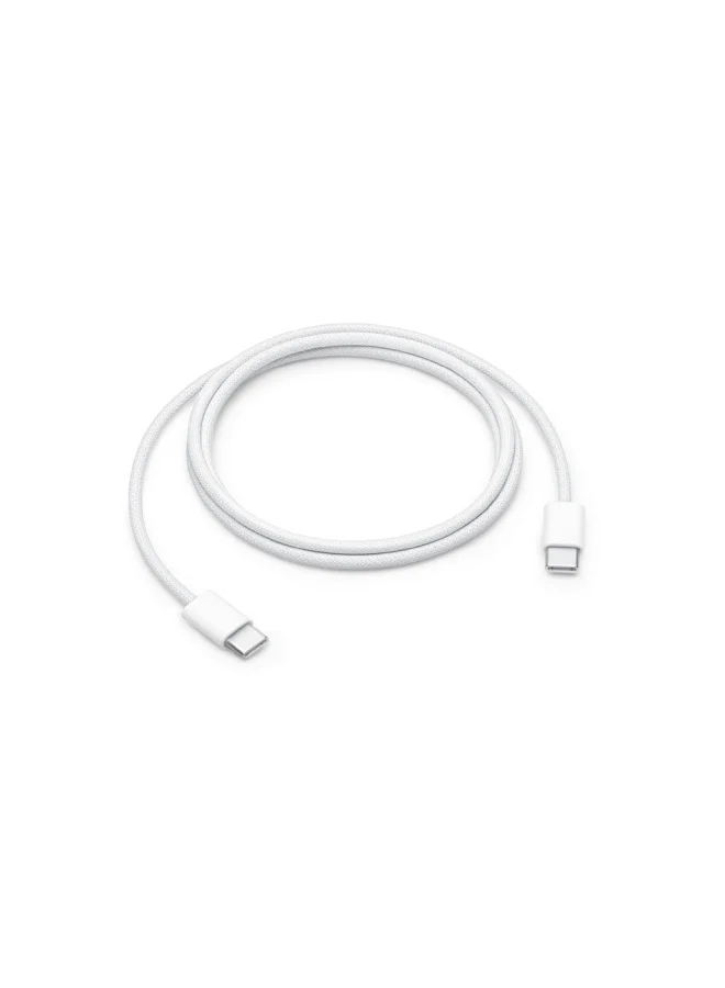 Premium Smart USB-C Charging Cable 60W Fast Charge High-Speed Data Sync (White, 1 m) bmrpa