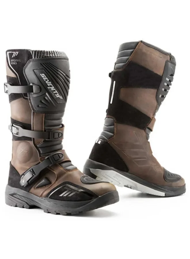 Seventy Degrees SD-BA4 Adventure Trail Road Boots (Brown, Unisex) 9vrws