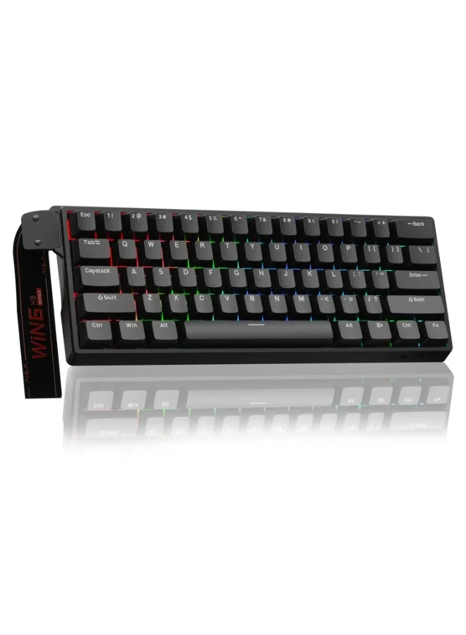 AULA WIN60 HE 60% Mechanical Gaming Keyboard (Wired, Magnetic Switches, Rapid Trigger, 8000Hz Polling, RGB, Compact) x9voe