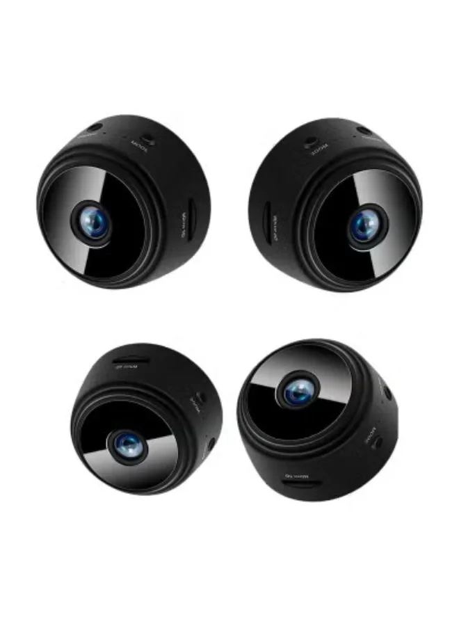 TIGER Mini Magnetic Wireless Security Camera 1080P Full HD Indoor Surveillance Kit (4 Pack) qsxxr