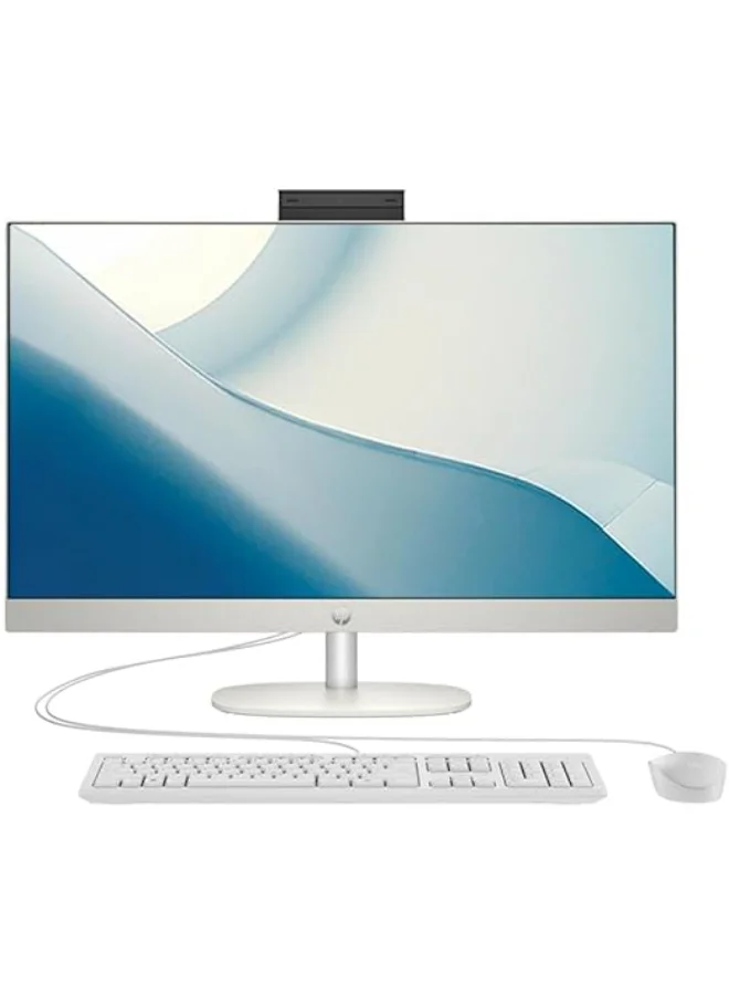 Premium All-in-One Desktop PC 23.8-Inch FHD Display (32GB RAM, 1TB SSD, Intel Core i5, Windows 11 Pro, Shell White) 013ho