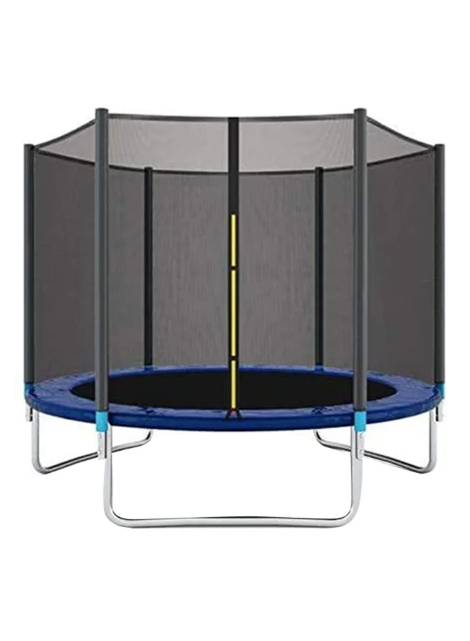 JSAITOYS Trampoline with Safety Pad and Enclosure Net (183x183x200cm) 4tso9