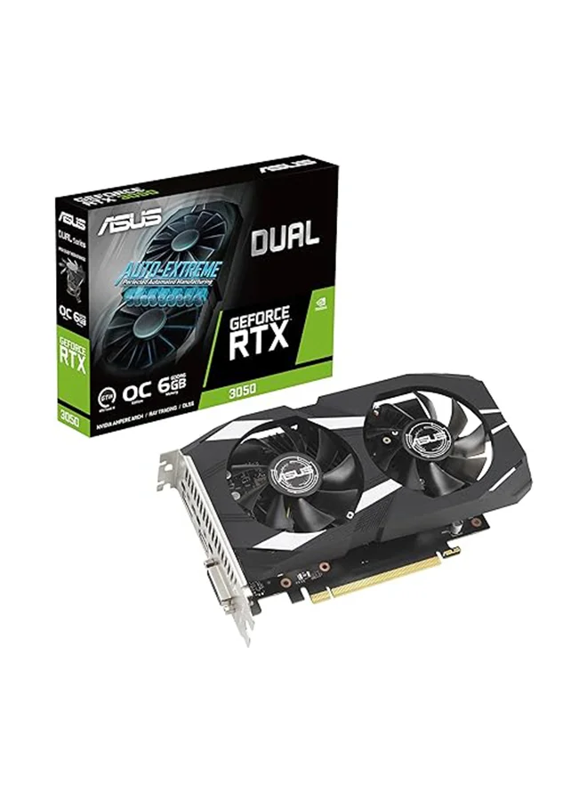 Premium Dual Fan Graphics Card 6GB GDDR6 96-Bit Memory High-Performance GPU for Gaming and Content Creation (6GB) ikybk