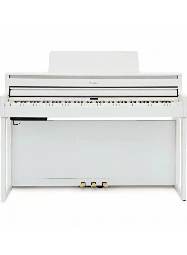 Premium Digital Piano Weighted Action Keyboard (White, Full-Size) rmaob