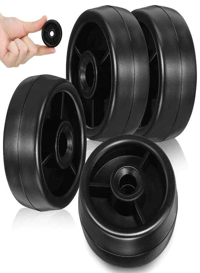 JUMPLAWN Fitness Equipment Caster Wheels Heavy-Duty Mobility Rollers for Treadmill and Exercise Bike (4-Pack, 5 cm) 5ox6o