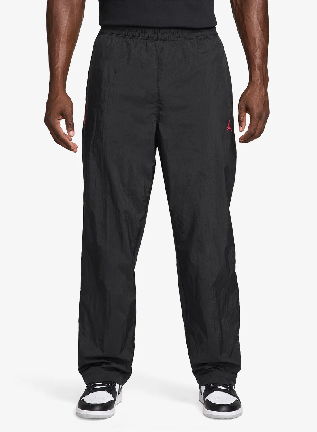 Premium Athletic Basketball Sweatpants for Men (Comfort Fit, Breathable Fabric, Black, Large) qk7gh