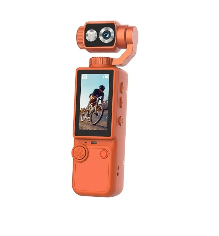 Premium 4K Ultra HD Pocket Vlogging Camera with 1-Inch Sensor and 3-Axis Stabilization for Professional Content Creation (Black, 2-Inch Screen) it5ag