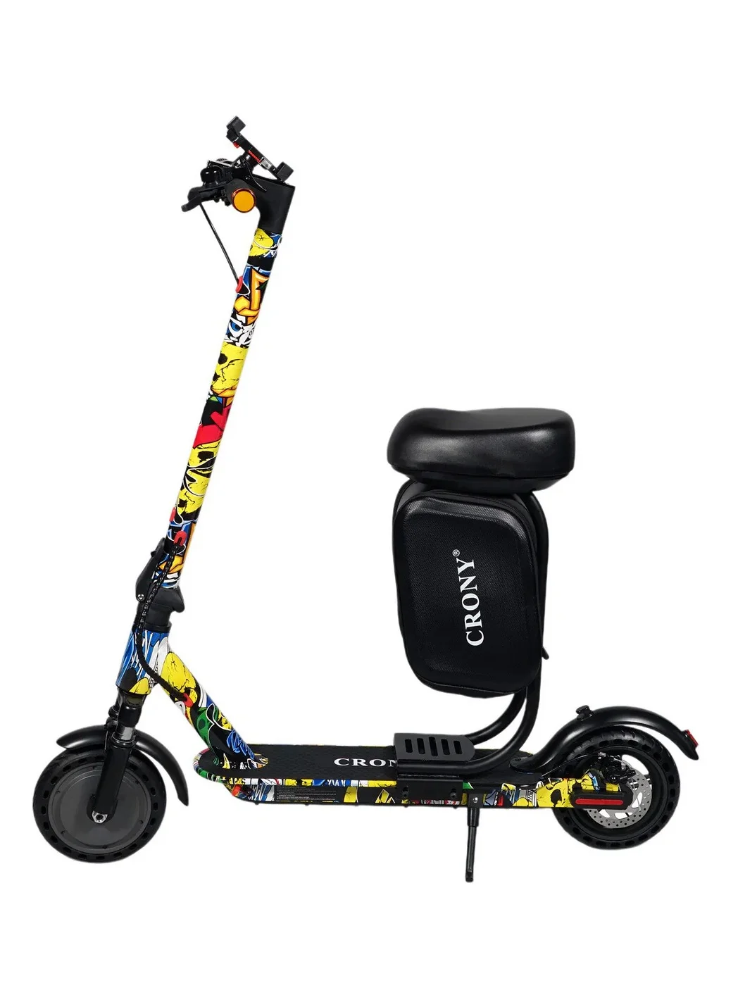 Crony Electric Scooter for Kids and Teens, Foldable Lightweight E-Scooter with 500W Motor, Adjustable Handlebar and LED Lights (120kg Load Capacity) ux9a6