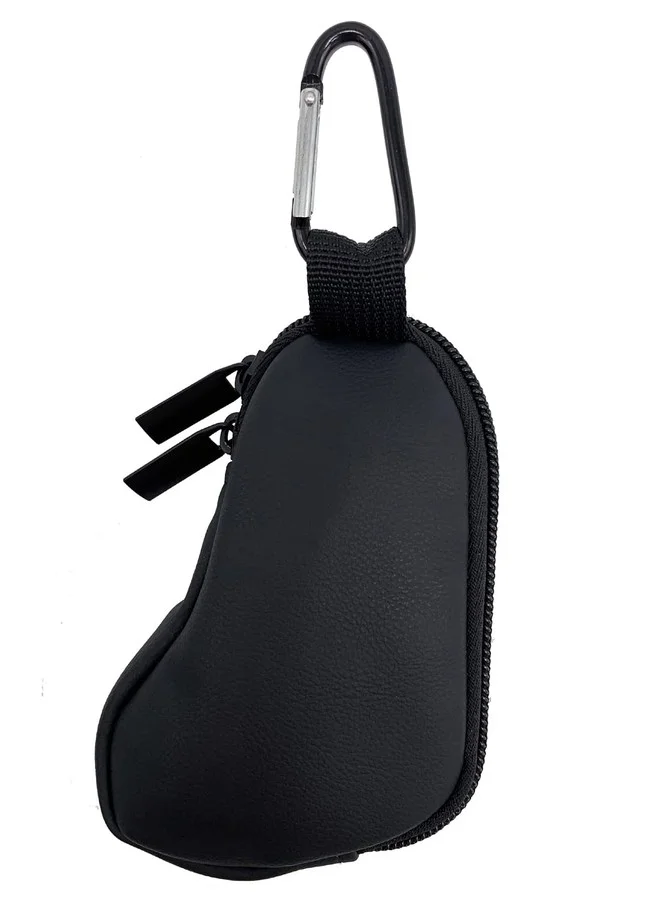 Wanty Neoprene Inhaler Protective Case, Portable L-Shaped Zippered Pouch (Black, 12.7 cm x 7.6 cm) fbht1