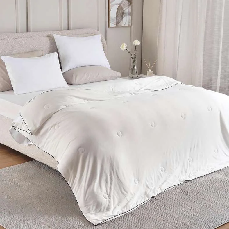 Pan Home Glacier Cooling Quilt Breathable Lightweight Bedding (White, 246x210cm) uxodd