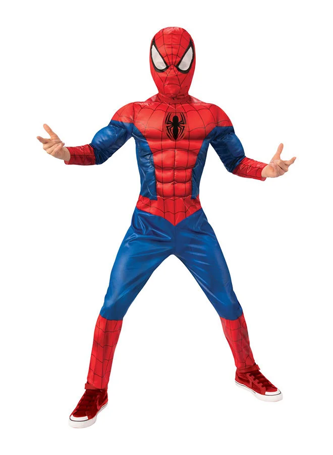 Premium Superhero Character Costume for Kids Deluxe Polyester Outfit (Kids) thd4t