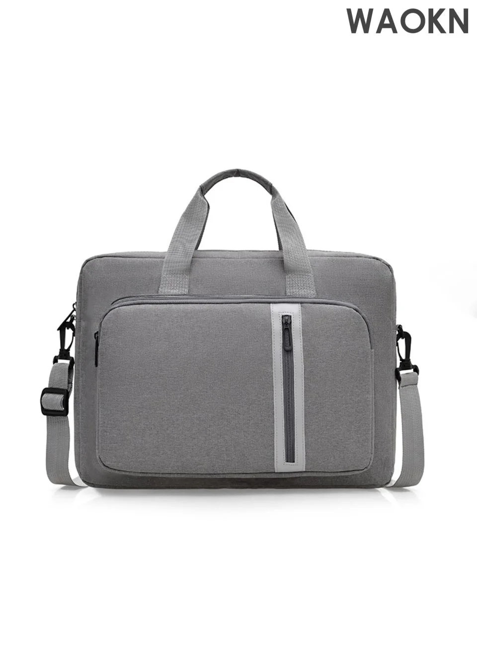 WAOKN Business Laptop Bag Waterproof Protective Case for 15-16 Inch Devices (Grey, 40cm x 30cm) hovkb