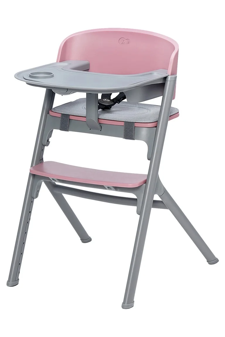 Premium Adjustable Wooden High Chair for Infants and Toddlers (Aster Pink, 1 Unit) 1qkf2