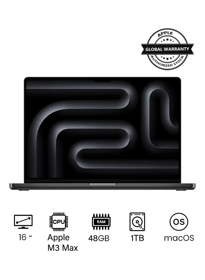 Premium Smart Professional Laptop 16.2-inch Display 48GB RAM 1TB SSD High-Performance Computing Device (Space Black, 16.2-inch) u0r2c