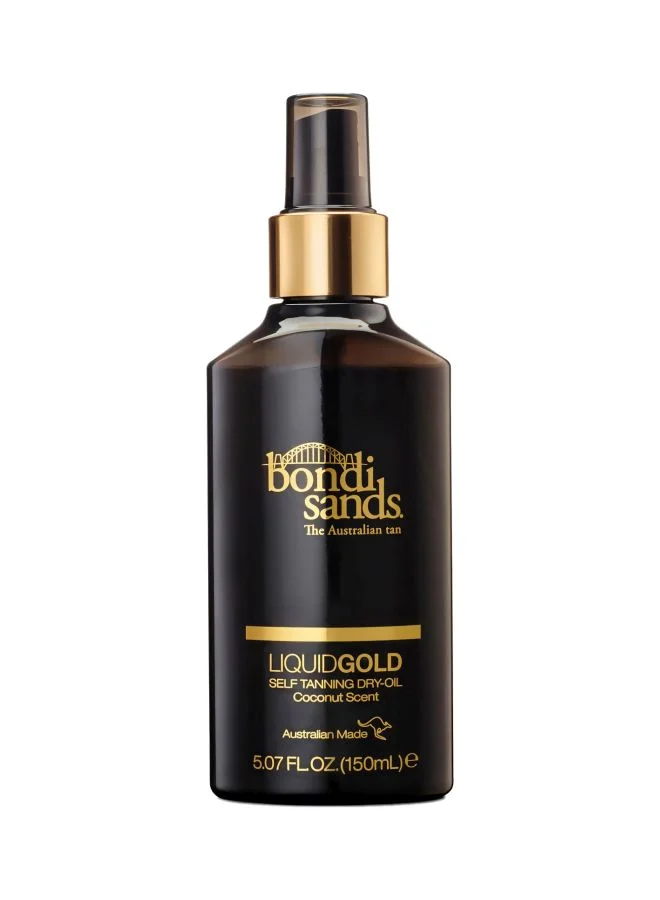 BONDI SANDS Liquid Gold Self Tanning Dry Oil Premium Formula For All Skin Types (Clear, 150 mL) fekg2