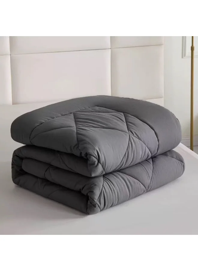 Elega Decor Single Comforter Premium Soft All-Season Bedding (Solid, 150x200 cm) ruly9