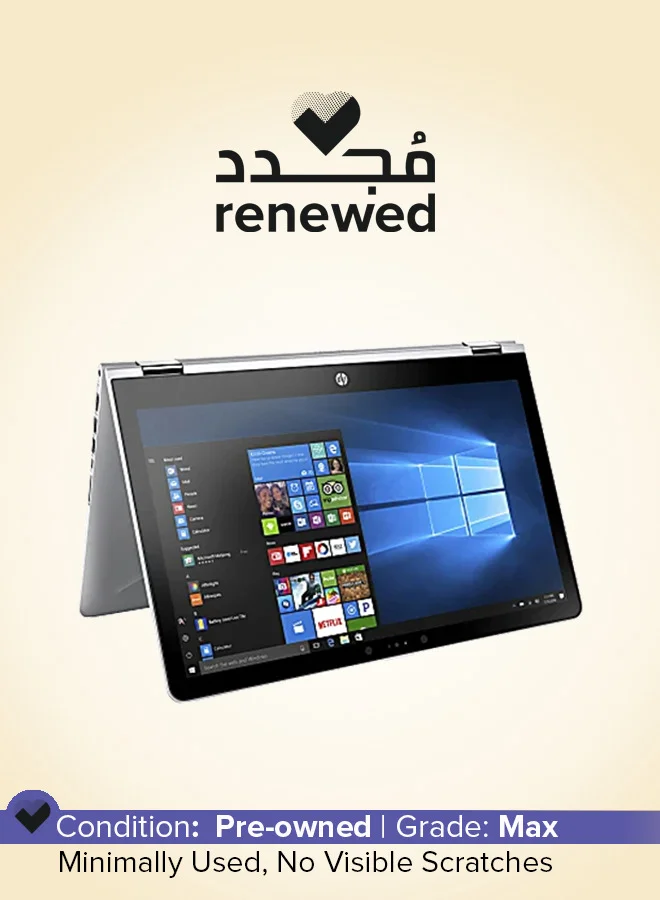 Premium 2-in-1 Convertible Laptop 13.3-Inch FHD Touch Screen, Intel Core i7, 16GB RAM, 512GB SSD, Windows 11 Pro (Silver, 13.3-Inch) op60g