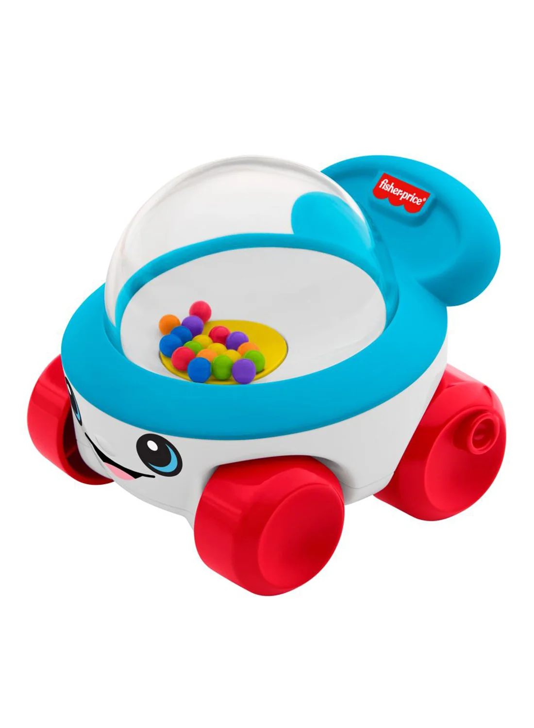 Premium Push-Along Corn Popper Toy for Infants Developmental Crawling Activity (Multicolor, 20 cm) hixpk