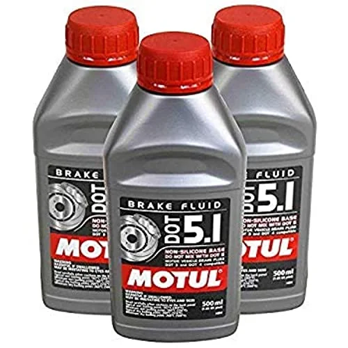 Motul DOT 5.1 High Performance Brake Fluid (Synthetic Formula) (3 Pack, 1500 mL) u2mi9