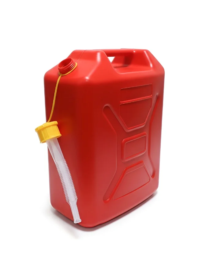 Duravel Heavy Duty Fuel Storage Container with Flexible Spout for Petrol and Diesel (Red, 20 L) wuhai