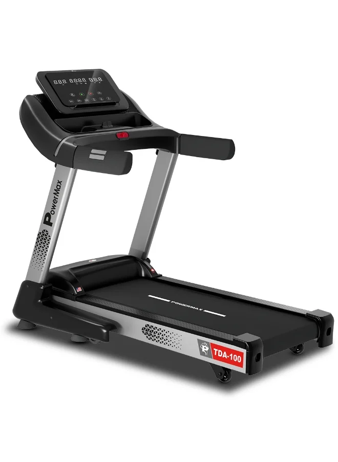 Premium Motorised Auto Incline Treadmill for Home Cardio Exercise, Foldable Running Machine with LED Display and Tablet Holder (130kg Capacity, 12kmph) dw9qi