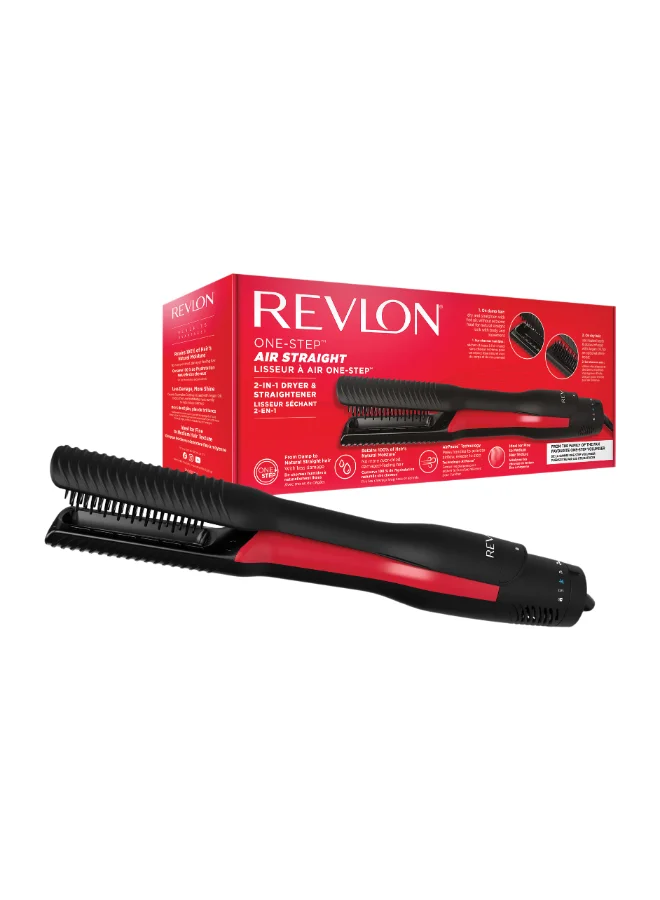 Premium 2-in-1 Hair Dryer and Straightener Professional Styling Tool (Black, One Size) tntzf