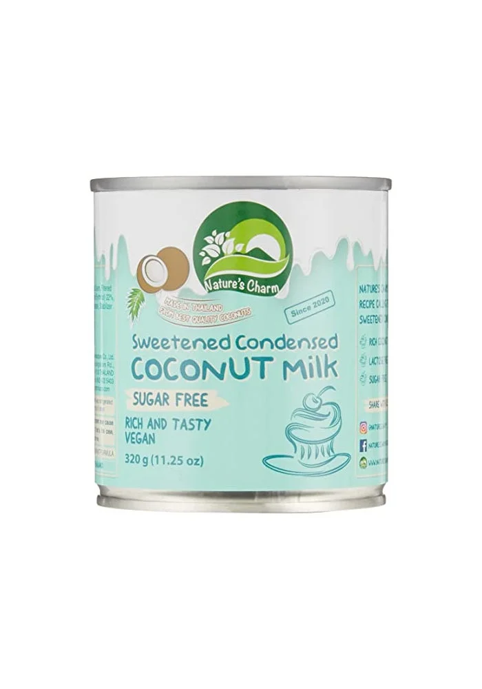 Nature's Charm Sweetened Condensed Coconut Milk Vegan Dairy-Free (Pack of 6, 320g) fq811